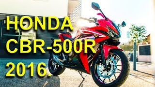 OFICIAL NOVA HONDA CBR 500R 2016  MOTONEWS [upl. by Lauretta987]