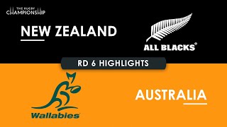 HIGHLIGHTS  NEW ZEALAND v AUSTRALIA  The Rugby Championship 2024 [upl. by Immat]