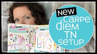 Carpe Diem Travelers Notebook Setup  New Dream Big Collection [upl. by Rowen]