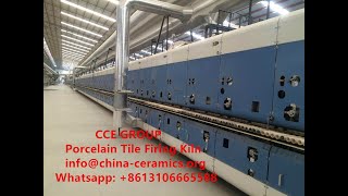 Porcelain Tile Production LineTile Conveying line [upl. by Akinej]