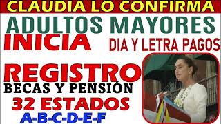 🎁CLAUDIA ORDENA OFICIALMENTE💥 REGISTRO 💥 PRÓXIMO PAGO ADULTOS MAYORES CALENDARIO Y ACTUALIZACIONES💥 [upl. by Amandi]