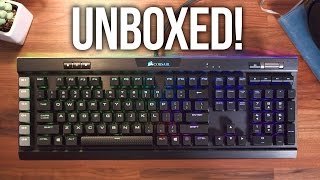 Unboxing the Corsair K95 Platinum RGB Keyboard [upl. by Hayman]