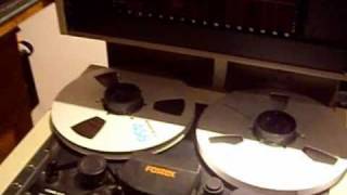 Fostex E16 and dealing with sticky shed syndrome on old reel tapes [upl. by Ware]