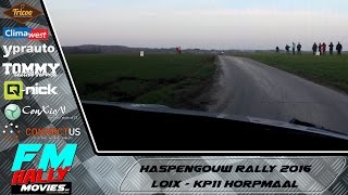 Haspengouw rally 2016  ONBOARD  Loix  KP11 Horpmaal HD [upl. by Simone]