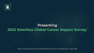 Emeritus Global Career Impact Survey 2022 [upl. by Pansy]