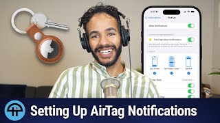 Never Lose Your Item Again Setting Up AirTag Notifications [upl. by Ahsiya219]