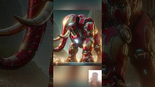 kiska robotic elephant best hai 🤯 spiderman vs venom vs Ironman 😎viralshortsavengersai [upl. by Autrey958]