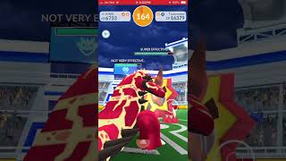 EmberDragon Pulse T3 Turtonator vs Primal Groudon Only No Rejoin Cloudy pokemongo turtonator [upl. by Ahselaf]