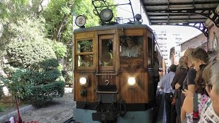 Mallorca 2016Mitfahrt im quotFerrocarril de SóllerquotPalma d M  Sóller [upl. by Venterea]