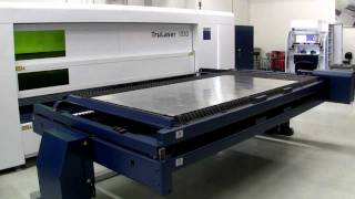 TRUMPF TruLaser 1030 Pallet Changer [upl. by Ees545]