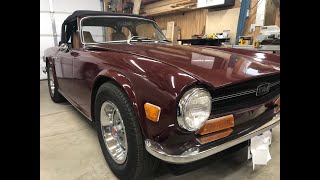 1969 Triumph TR6 restoration project [upl. by Eckmann]