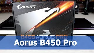 Aorus B450 Pro Motherboard  Unboxing amp Overview [upl. by Rhys]