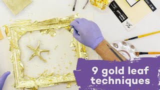 9 gold leaf techniques [upl. by Pickett263]