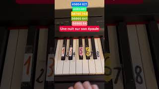 Véronique Sanson  Une nuit sur son épaule pianotutorial pianolessons cordonbleuoff [upl. by Ennasil]