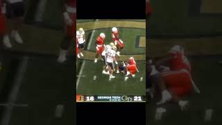 Massive hit from Miami player leads to a targeting penalty nfl viralvideo shorts football reel [upl. by Tompkins336]