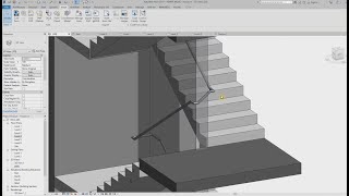 Revit Tips and Tricks 13 Create a custom Stair Railing [upl. by Dronski]