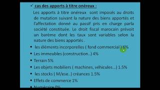 Comptabilité des sociétés partie 9 quot frais de constitution droits denregistrement 2019 quot [upl. by Ilka983]