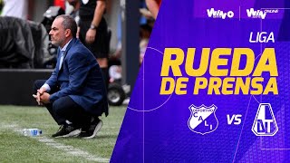 Rueda de prensa de Deportivo Cali tras su partido con Tolima [upl. by Eniger]