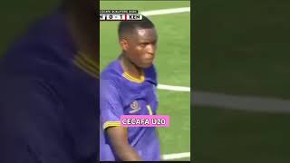 CECAFA U20 TANZANIA 1 2 KENYA shorts shortsvideo ytshorts cecafa football footballshorts [upl. by Georglana945]