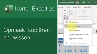 Opmaak kopiëren en wissen [upl. by Reivaxe]