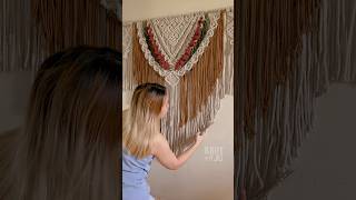 Macrame Large Wall Hanging  Wedding Backdrop [upl. by Nagem]