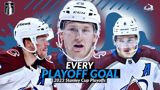 Every Colorado Avalanche PLAYOFF GOAL in the 2023 Stanley Cup Playoffs  NHL Highlights [upl. by Libbey631]