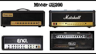 Mooer GE200  High Gain Amps  custom IR cab 7 strings ed [upl. by Ogdon]