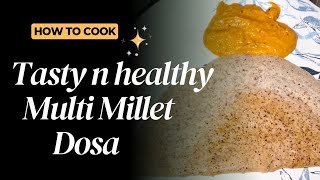 Healthy Multi Millet dosa recipe Jenislittleworld foodrecipecookingmilletshealthydosa [upl. by Theodor]