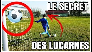 LE SECRET POUR VISER LA LUCARNE  TUTO FOOTBALL [upl. by Nosnek]