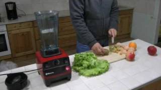 Rohkost Video grüner Smoothie mit Vitamix TNC 5200 [upl. by Gerrit229]