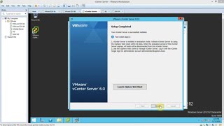 Install vCenter Server 60 For Windows Step by Step  Part 3 [upl. by Odrarej]