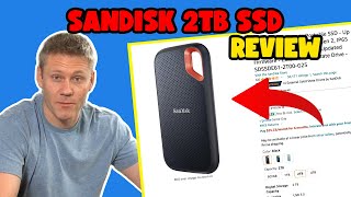 SanDisk 2TB Extreme Portable SSD  Honest Review [upl. by Nalhsa]