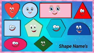 Shape Names  Explore the List of All Shapes in English kidssong shapenames shapesnameinenglish [upl. by Atiuqer]