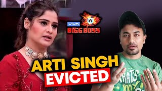 Arti Singh EVICTED From Bigg Boss 13  BB 13 GRAND FINALE [upl. by Suinuj]