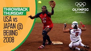 Japan vs USA  Full Softball Gold Medal Match  Beijing 2008  Throwback Thursday [upl. by Naitsihc]