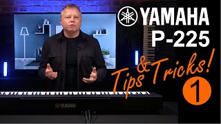 Yamaha P225 Playing Tips  Layering Voices [upl. by Lleraj]