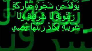 Surah An Nur Ayat 35 Recited by Sheikh Mishary AlAfasy [upl. by Iloj797]