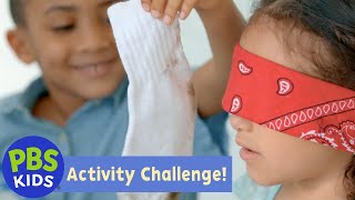 ACTIVITY CHALLENGE  The Sniff N Tell Game  PBS KIDS [upl. by Retsila]