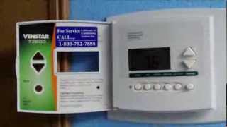 How to Replace a Digital Thermostat  Venstar T2800 [upl. by Adnarram]