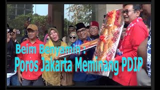 Beim Benyamin  Poros Jakarta Meminang PDI [upl. by Oznofla]