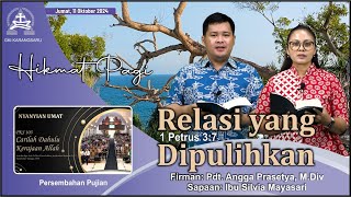 HIKMAT PAGI  Jumat 11 Oktober 2024  Pdt Angga Prasetya MDiv [upl. by Farron890]