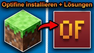 OptiFine installieren für Minecraft 2024  optifine installieren geht nicht Lösungen einfach [upl. by Tonl]