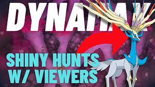 XERNEAS SHINY HUNT  DYNAMAX Dens with VIEWERS  Pokémon Sword amp Shield [upl. by Brighton575]