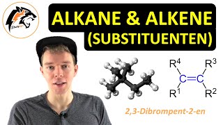 Benennung von ALKANEN amp ALKENEN mit Substituenten Cl Br  Chemie Tutorial [upl. by Oiluig295]