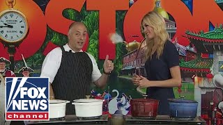 Abby Hornacek reveals the winner of Bostons Chowderfest [upl. by Eibbed425]