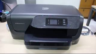 Printer HP OfficeJet Pro 8210 First Use [upl. by Verdha]