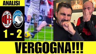 VERGOGNA RIGORE INESISTENTE  MILAN  ATALANTA 12 [upl. by Tillio14]