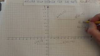 Piano cartesiano 3 distanza tra 2 punti prima parte [upl. by Odeen]