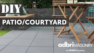 How to DIY Pave a Courtyard or Patio with Jason Hodges  Adbri Masonry [upl. by Lynnette72]