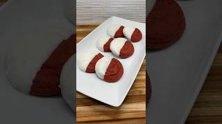 EASY RED VELVET COOKIES  Full Recipe Link in Description FoodShorts Baking Foodie Shorts [upl. by Ahcsap]